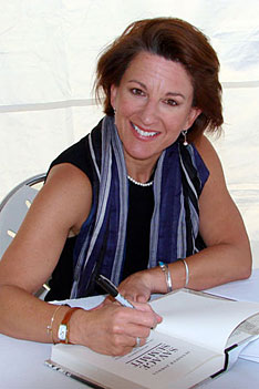 Photo of Jennifer Jordan at book signing
